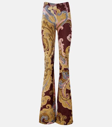 Etro Pantalon imprimé en velours - Etro - Modalova