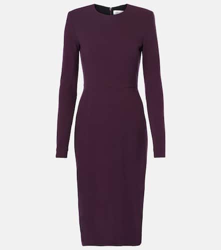 Robe midi en laine mélangée - Victoria Beckham - Modalova