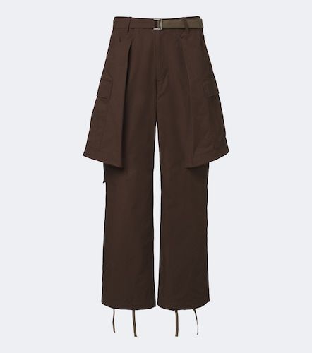 Pantalon cargo en coton mélangé - Sacai - Modalova