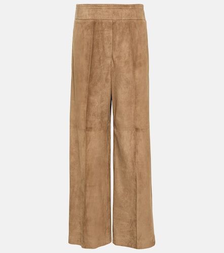 Pantalon ample en daim - Brunello Cucinelli - Modalova