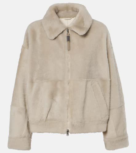 Veste en shearling - Brunello Cucinelli - Modalova