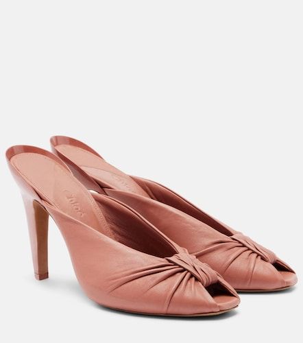 Chloé Mules Suzie en cuir - Chloe - Modalova