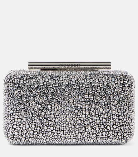 Pochette T-Bar en cuir à cristaux - Alexander McQueen - Modalova