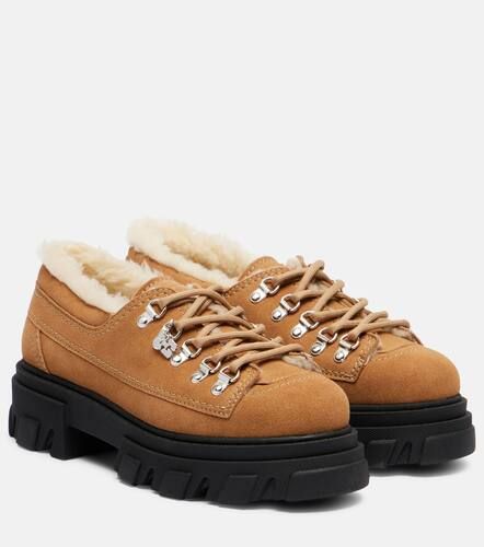 Mocassins  plateforme en daim synthtique - Ganni - Modalova