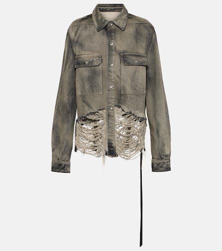 Surchemise DRKSHDW raccourcie en jean - Rick Owens - Modalova