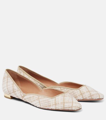 Aquazzura Ballerines Maia en tweed - Aquazzura - Modalova