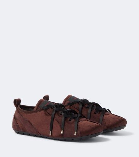 Baskets Ballerina Grip en satin et daim - Simone Rocha - Modalova