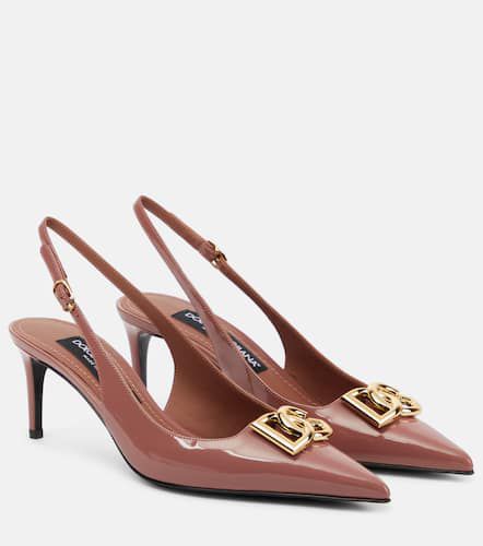 Escarpins DG en cuir verni - Dolce&Gabbana - Modalova