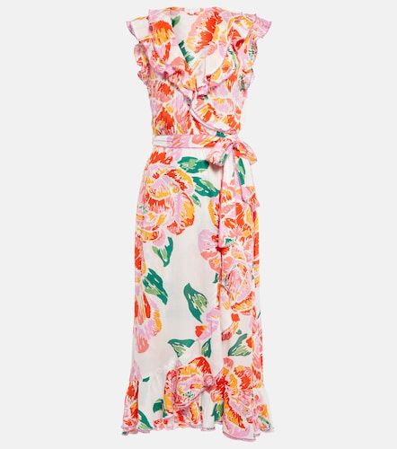 Robe midi Aude à fleurs - Poupette St Barth - Modalova