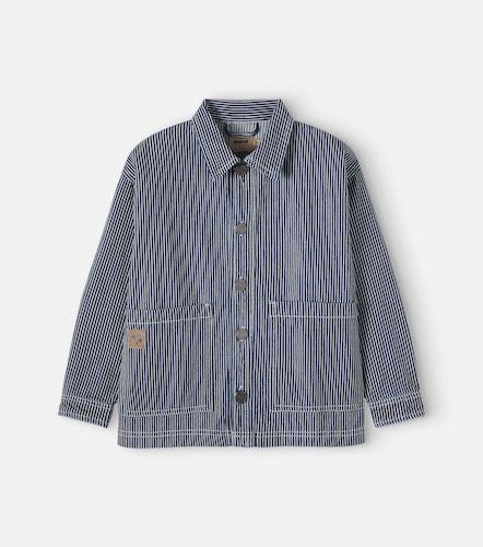 Wheat Veste Cole en coton rayée - Wheat - Modalova