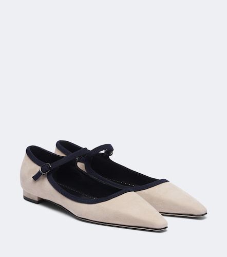 Ballerines Perdiccamod en daim - Manolo Blahnik - Modalova