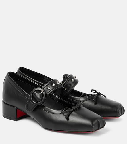 Ballerines Mamastrapita Spikes en cuir - Christian Louboutin - Modalova