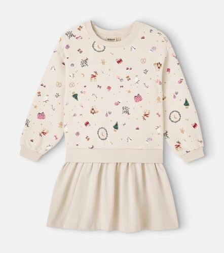 Robe Maggie imprimée en coton - Wheat - Modalova
