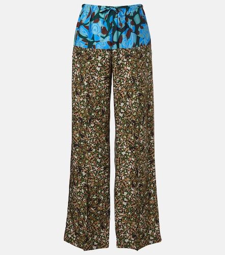 Pantalon ample à imprimé - Dries Van Noten - Modalova