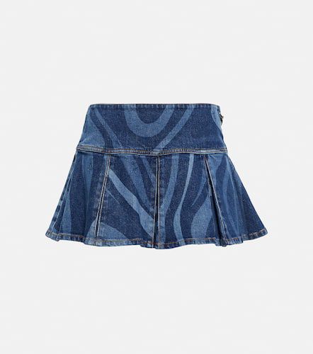 Pucci Mini-jupe Marmo en jean - Pucci - Modalova