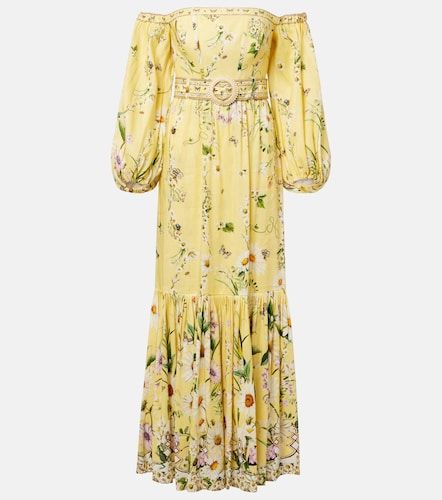 Robe Daisy Chains en lin et soie - Camilla - Modalova