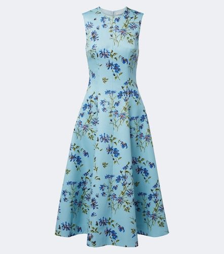 Robe midi Mara à fleurs - Emilia Wickstead - Modalova