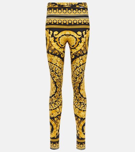 Legging Barocco à taille mi-haute - Versace - Modalova