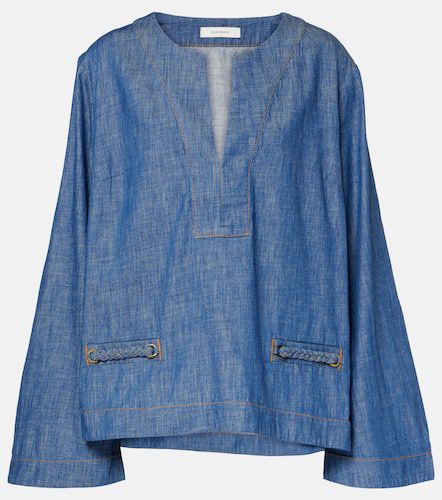 Zimmermann Top Wylie en jean - Zimmermann - Modalova