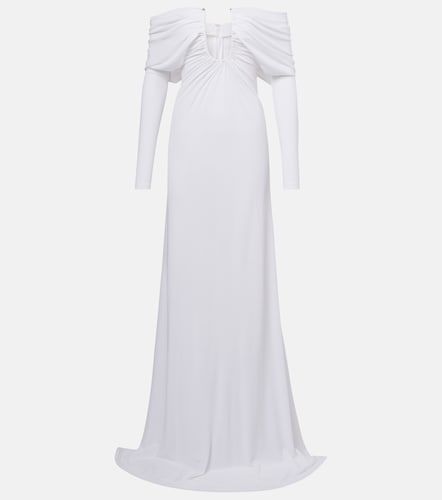 Robe longue Arched Palm à encolure bardot - Christopher Esber - Modalova