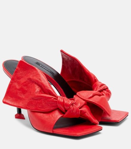 Givenchy Mules Boudoir Bow en cuir - Givenchy - Modalova