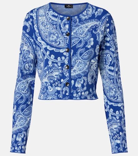 Etro Cardigan raccourci en jacquard - Etro - Modalova