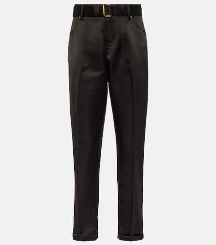 Pantalon droit en satin de soie - Tom Ford - Modalova