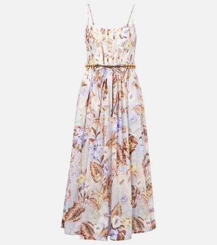 Robe Rhiannon en coton à fleurs - Zimmermann - Modalova