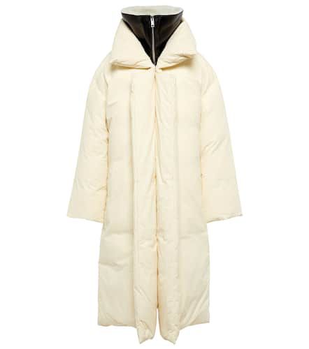 Manteau doudoune en coton et cuir - Givenchy - Modalova