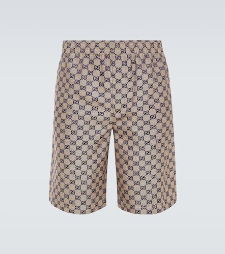 Gucci Short GG en lin mélangé - Gucci - Modalova