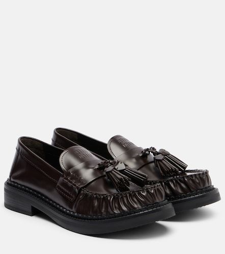 Miu Miu Mocassins en cuir - Miu Miu - Modalova
