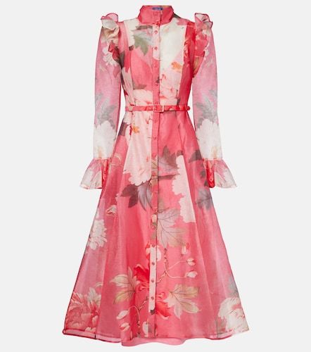 Leo Lin Robe midi Katrina à fleurs - Leo Lin - Modalova
