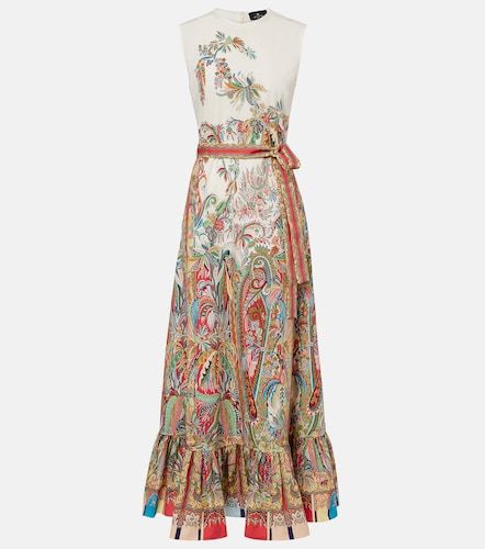 Robe longue en coton à imprimé - Etro - Modalova