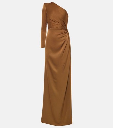 Robe asymétrique en satin - Alex Perry - Modalova