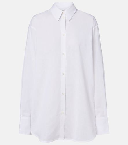 Chemise oversize en coton et lin - Toteme - Modalova