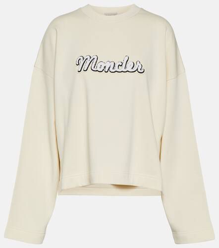 Sweat-shirt imprimé en coton mélangé - Moncler - Modalova