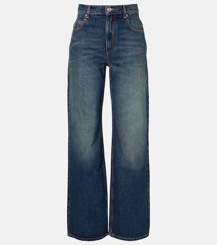 Jean droit Dromie à taille mi-haute - Isabel Marant - Modalova
