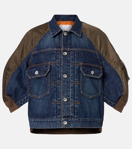 Sacai Veste en jean et sergé - Sacai - Modalova
