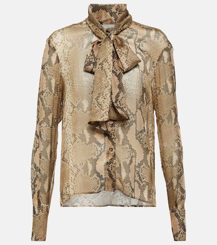 Blouse en soie à motif serpent - Stella McCartney - Modalova