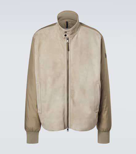 Moncler Veste Lountere en cuir - Moncler - Modalova