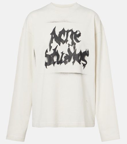 Sweat-shirt Logo en coton mélangé - Acne Studios - Modalova