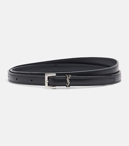 Ceinture Cassandre en cuir - Saint Laurent - Modalova