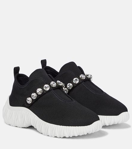 Baskets slip-on à ornements - Miu Miu - Modalova