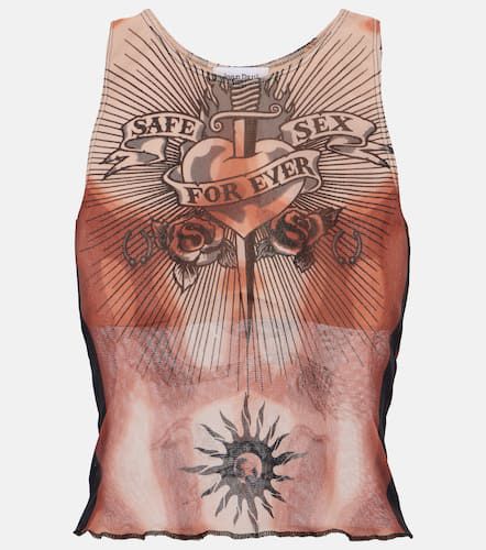 Top illusion Tattoo Collection en tulle - Jean Paul Gaultier - Modalova