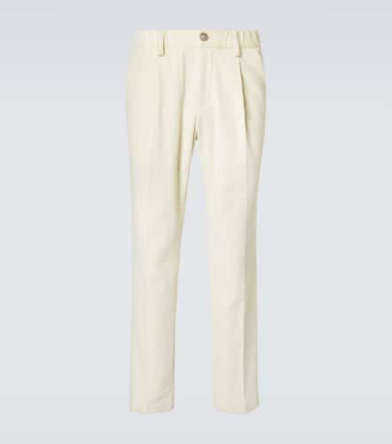 Pantalon slim en coton et cachemire - Herno - Modalova