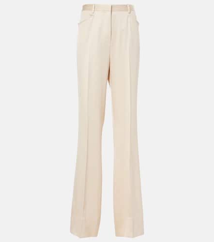 Pantalon bootcut en soie et laine - Tom Ford - Modalova