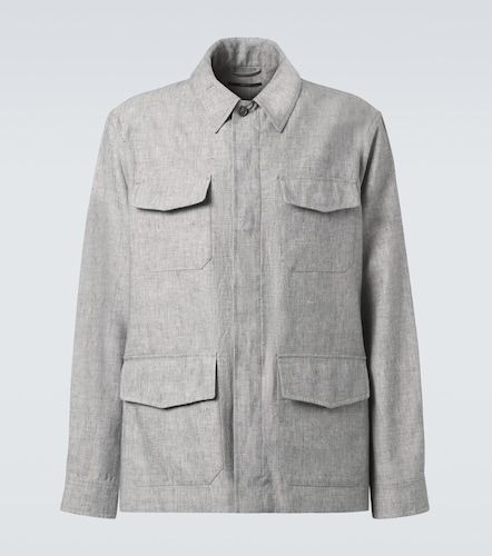 Dunhill Veste en lin - Dunhill - Modalova