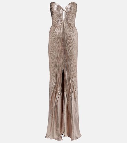 Robe bustier Mirren en soie mélangée - Maria Lucia Hohan - Modalova