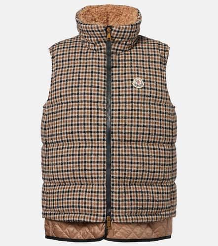 Gilet doudoune Touvet en laine mlange  carreaux - Moncler - Modalova