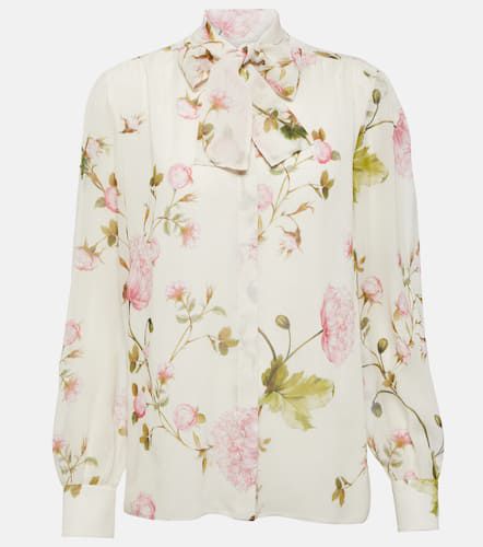 Blouse en soie à fleurs - Giambattista Valli - Modalova